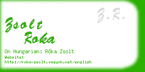 zsolt roka business card